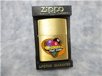 Camel POOL LEAGUE Limited Edition Brass  Lighter (Zippo, CZ217, 1997)  