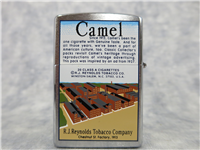 Camel Lights IT'S THE FAVORITE 1927 AD 2-Sided Brushed Chrome Lighter (Zippo, CZ199, 1997)