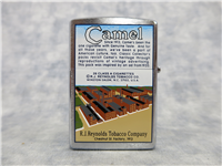 Camel Lights MELLOWNESS IS CAMELS 1920 AD 2-Sided Brushed Chrome Lighter (Zippo, CZ196, 1998)