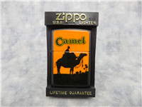 Camel DESERT SUNSET Matte Black Technographic Chip Lighter (Zippo, CZ065, 1994)