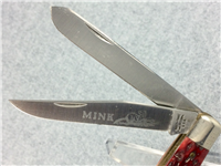 PARKER FROST SCHRADE 1978-4 Limited Edition MINK Red Bone 2-Blade
