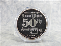 1987 Walt Disney's Classic Snow White 50th Anniversary WITCH 5 Ounce .999 Fine Silver Proof Medal