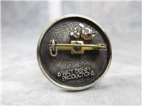 Vintage Disney WDW Pewter Earrings, Pin/Brooch, Necklace, 4-In-1 Miniature Jewlery Box Set