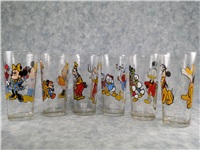 Vintage 1978 Pepsi 'Happy Birthday Mickey' Collector Series Set of 6 Glasses