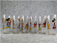 Vintage 1978 Pepsi 'Happy Birthday Mickey' Collector Series Set of 6 Glasses