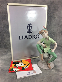 Disney's PETER PAN 10 inch Ltd Ed Porcelain Figurine (Lladro, #07529, 1993)