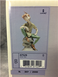 Disney's PETER PAN 10 inch Ltd Ed Porcelain Figurine (Lladro, #07529, 1993)