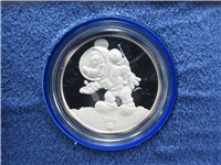 Sixty Years With You Mickey MOUSE OF ALL TRADES 1969 1 Oz .999 Fine Silver Proof Medal (Disney, Rarities Mint, 1988)