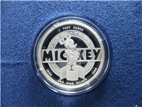 Sixty Years With You Mickey MOUSE OF ALL TRADES 1969 1 Oz .999 Fine Silver Proof Medal (Disney, Rarities Mint, 1988)
