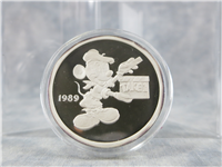 Hollywood Mickey Mouse Limited Collector's Edition (4) 1 Oz .999 Fine Silver Proof Medal Collection (Disney, Rarities Mint, 1989)