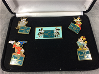 MICKEY MOUSE Walt Disney Classics Collection Pin Set of 5 in Case (Disney) 