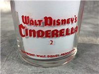 Vintage CINDERELLA 8 oz. Drinking Glass #2 (Walt Disney Productions, c. 1950s)