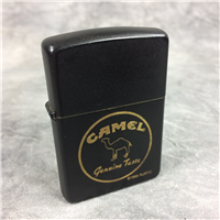 CAMEL GENUINE TASTE 480 DAYS Black Matte on Brass Lighter Laser Engraved (Zippo CZ31, 1994)  