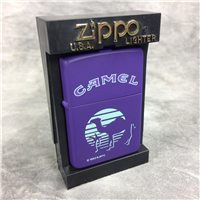 CAMEL MIDNIGHT OASIS Purple Matte over Brass Lighter (Zippo CZ18, 1993)  
