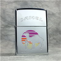 CAMEL OASIS SUNSET Polished Chrome Lighter (Zippo CZ062, 1997)  