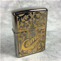 CAMEL Silver Plate with Gold Filigree Lighter (Zippo CZ353, 1998)  