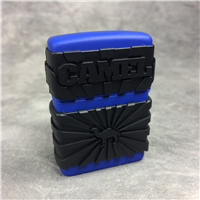 CAMEL ZIPGUARD Plastic on Blue Matte Lighter (Zippo CZ343, 2000)  
