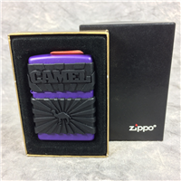 CAMEL ZIPGUARD Plastic on Purple Matte Lighter (Zippo CZ346, 2000)  