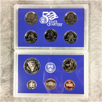 2002 USA PROOF SET 10 Coins Sacagawea Dollar 5 State Quarters (U.S. Mint, 2002)