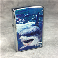 ZIPPO Guy Harvey Shark Brushed Chrome Lighter (Zippo, 2006) SEALED