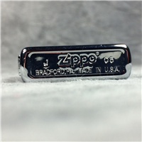 ZIPPO Red Black Flame High-Polish Chrome Lighter (Zippo, 2005) SEALED