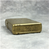 ZIPPO Plain Brass Lighter (Zippo, 2001)  