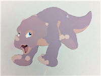 LAND BEFORE TIME Cera Original Animation Production Cel (Universal Pictures, Don Bluth, 1988)