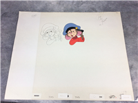 FIEVEL American Tail Original Animation Production Cel & Drawing (Universal, Don Bluth)