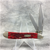 1991 CASE XX USA 6220 Bradford, PA Red Jigged Peanut Pocket Knife