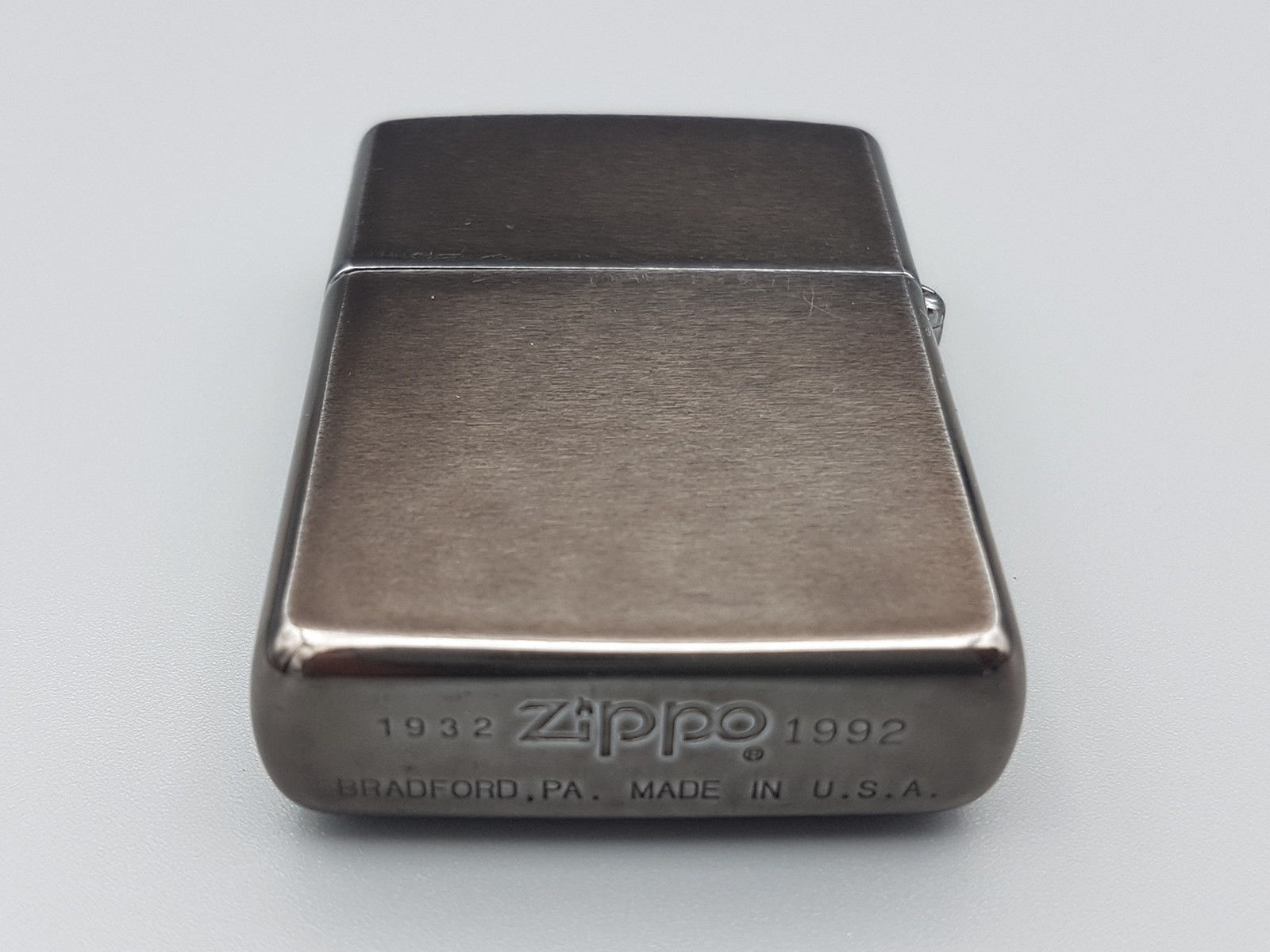 Value of 1932-1992 ZIPPO 60TH ANNIVERSARY Midnight Chrome Lighter 