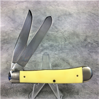 1993 CASE XX BRADFORD, PA USA 3254 Ltd Ed Yellow BASS FEVER Trapper Knife