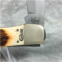 2014 CASE XX 6165 CV Amber Bone Hunter Folding Pocket Knife
