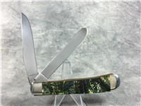2014 CASE XX 9254 SS 125TH ANNIVERSARY Green Swirl Corelon Trapper Knife