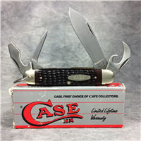 1990 CASE XX BRADFORD, PA USA 640045R Brown Jigged 4-Blade Scout