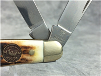2000 HEN & ROOSTER BERTRAM CUTLERY 333-DS Stag Millennium Stockman Knife