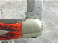 1940-1964 CASE XX 6265SAB Red/Brown Jigged Bone Folding Hunter Knife