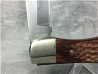 1979 CASE XX STAINLESS USA 6165-L SAB SSP Jigged Pakkawood Lockback Hunter Knife