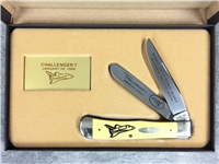 1986 CASE XX USA 3254 Limited Ed. SPACE SHUTTLE CHALLENGER 7 Trapper Knife