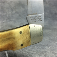 PARKER IMAI K236 Second Cut Stag 2-Blade Double Lock Lockhorn