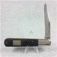 1976 QUEEN Limited Edition Bicentennial Single-Blade Barlow Pocket Knife with Wooden Display