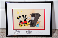 MICKEY MOUSE "Music to My Ears" Ltd Ed Framed Sericel (Disney, 1997) Signed
