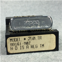 HARLEY-DAVIDSON LIVE TO RIDE Polished Chrome Lighter (Zippo 250LTR, 1992)
