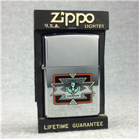 HARLEY-DAVIDSON EAGLE Polished Chrome Lighter (Zippo 250TE, 1992)