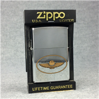 HARLEY-DAVIDSON GOLD EAGLE WINGS Polished Chrome Lighter (Zippo 250GSW, 1992)