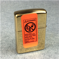 HARLEY DAVIDSON 1964 LOGO Polished Brass Lighter (Zippo, 1993) SEALED