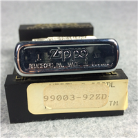 HARLEY-DAVIDSON DAYTONA '92 Emblem Brushed Chrome Lighter (Zippo, 1991)