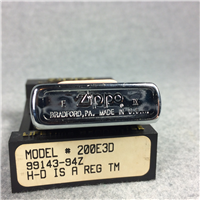 HARLEY-DAVIDSON EAGLE Brushed Chrome Lighter (Zippo, 1993) SEALED