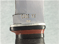 1965-1969 CASE XX USA 323-6 Stacked Leather Fixed Blade Hunting Knife & Sheath