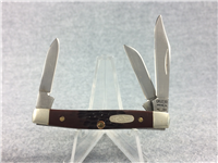 1990 CASE XX BRADFORD, PA USA 6333 SS Brown Jigged Small Stockman Pocket Knife