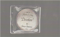 1975 Mother's Day Medal 'Devotion' by James Franzen   (Hamilton Mint, 1975)